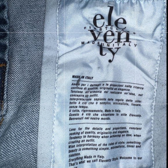 ELEVENTY Jeans. 30x32 - Picture 4 of 4